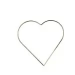 ΜΕΤΑΛΛΙΚΗ  ΚΑΡΔΙΑ ΧΡΥΣΗ 30 CM