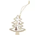 ΞΥΛΙΝΟ ΔΕΝΤΡΑΚΙ ΜΕ ΤΡΑΝΑΔΟΥΣ ΚΑΙ ΕΛΑΤΑ  12x10cm