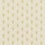 ΥΦΑΣΜΑ ΕΚΡΟΥ ΜΕ ΧΡΥΣΟ ART DECO 140CM