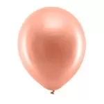 ΜΠΑΛΟΝΙΑ ΡΟΖ ΧΡΥΣΟ 30 CM  10 TEM