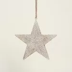 ΜΕΤΑΛΛΙΚΟ ΑΣΤΕΡΙ ΛΕΥΚΟ / ΧΡΥΣΟ 31 cm