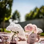 ΜΠΟΥΚΕΤΟ ΛΕΥΚΑ ΤΡΙΑΝΤΑΦΥΛΛΑ 15 CM