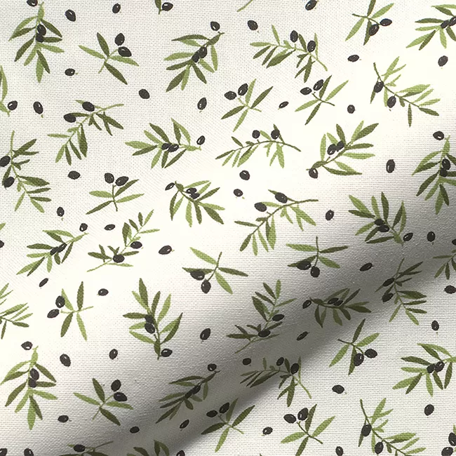 ΥΦΑΣΜΑ ΜΙΚΡΕΣ ΕΛΙΕΣ ΛΕΥΚΟ ΦΟΝΤΟ 140 CM