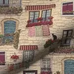 ΥΦΑΣΜΑ Happy Colourful Balcony 140CM