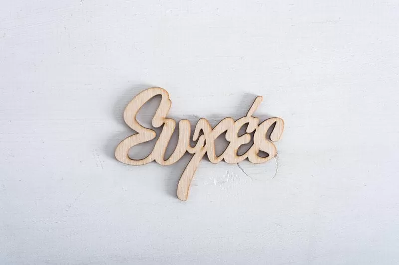 ΞΥΛΙΝΟ ΔΙΑΚΟΣΜΗΤΙΚΟ ΕΥΧΕΣ 100Χ40ΜΜ