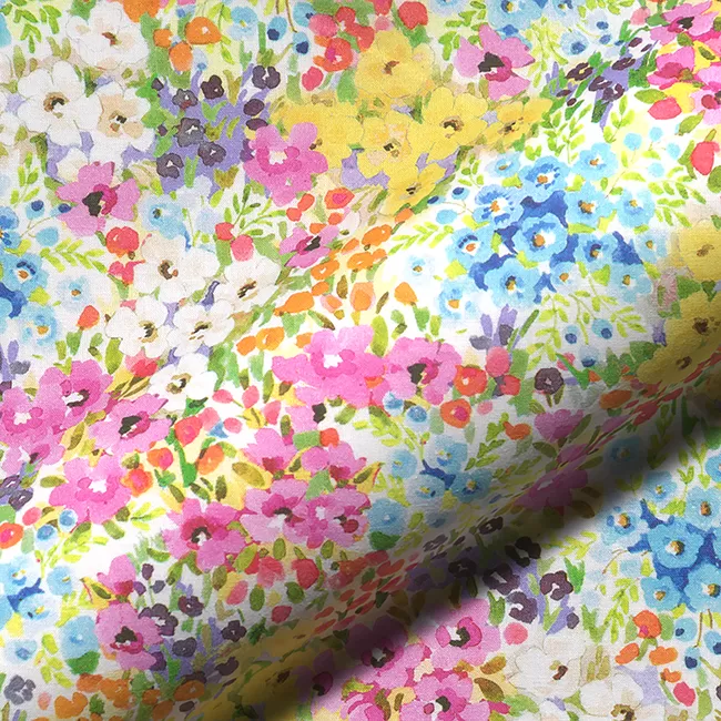 ΠΟΠΛΙΝΑ ΠΟΛΥΧΡΩΜΑ ΑΝΘΙΣΜΕΝΑ ΛΟΥΛΟΥΔΙΑ 140 CM