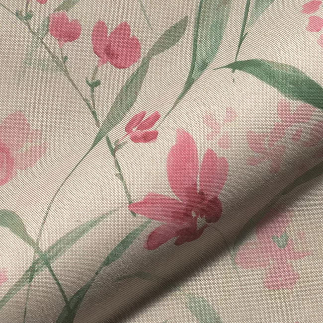 ΥΦΑΣΜΑ ΑΝΘΗ ΙΡΙΔΑ ΚΑΙ ΦΡΕΖΙΑ ΜΠΕΖ ΒΑΣΗ 140 CM