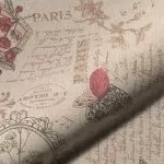 ΥΦΑΣΜΑ VINTAGE ΑΝΤΙΚΕΙΜΕΝΑ 140 CM