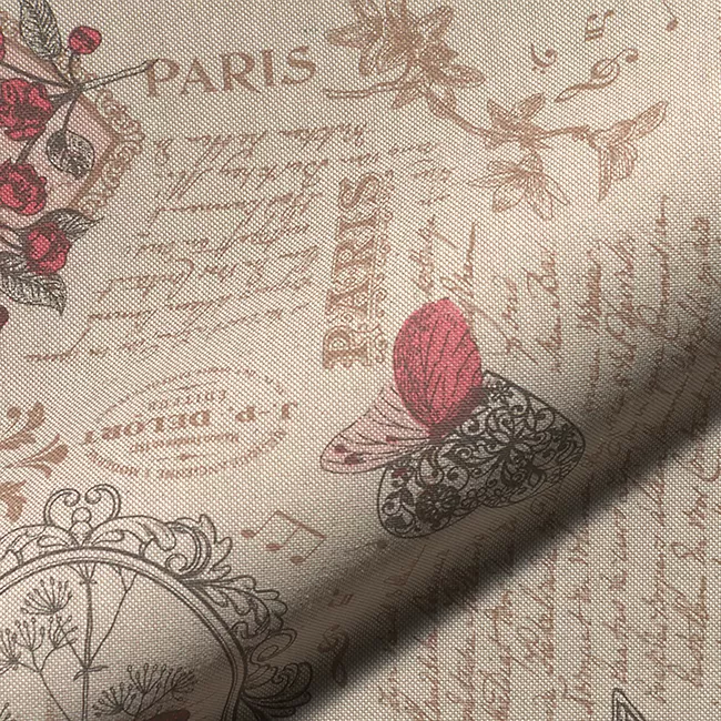 ΥΦΑΣΜΑ VINTAGE ΑΝΤΙΚΕΙΜΕΝΑ 140 CM