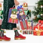 ΧΑΡΤΙΝΗ ΤΣΑΝΤΑ ΚΑΡΥΟΘΡΑΥΣΤΗΣ 11x36x10cm