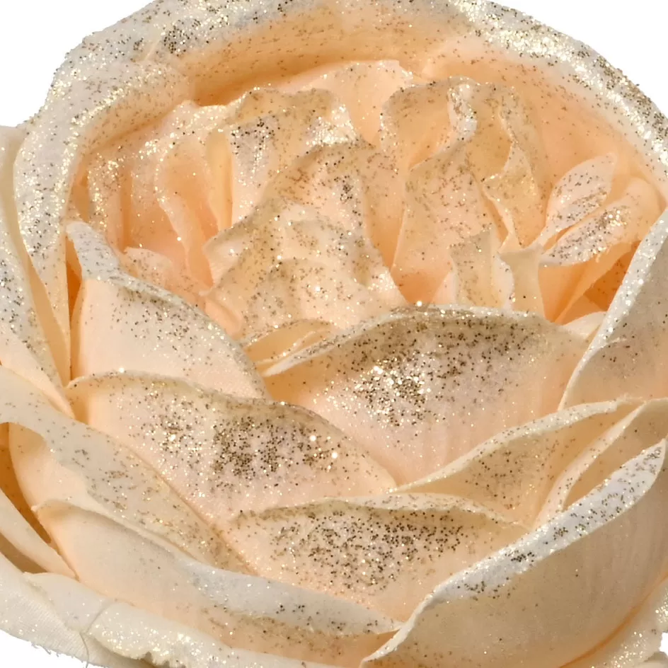 ΤΡΙΑΝΤΑΦΥΛΛΟ ΕΚΡΟΥ ΜΕ ΧΡΥΣΟ ΓΚΛΙΤΕΡ 57 cm