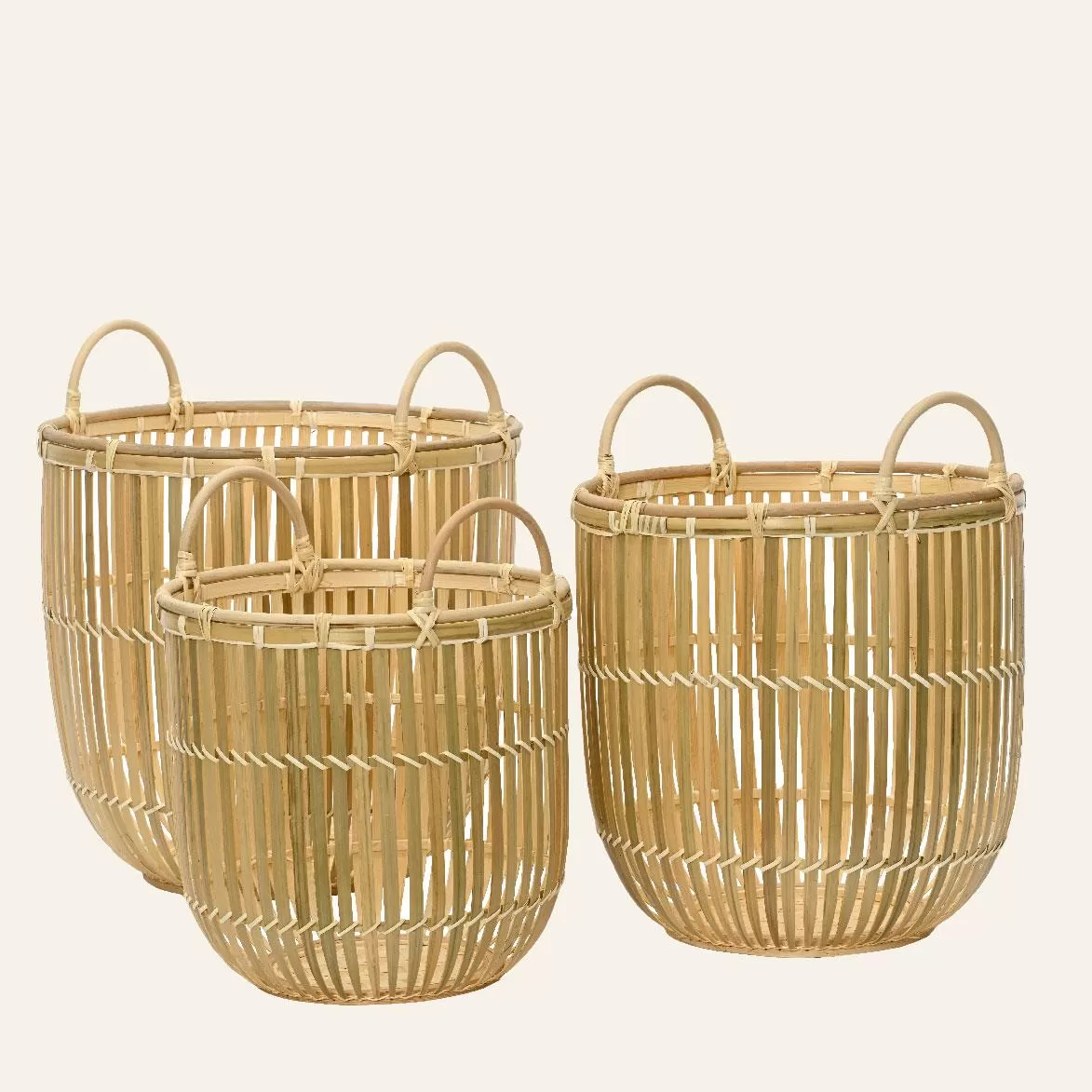 ΚΑΛΑΘΙΑ ΜΠΑΜΠΟΥ 38 x 35 cm ΣΕΤ 3 ΤΜΧ