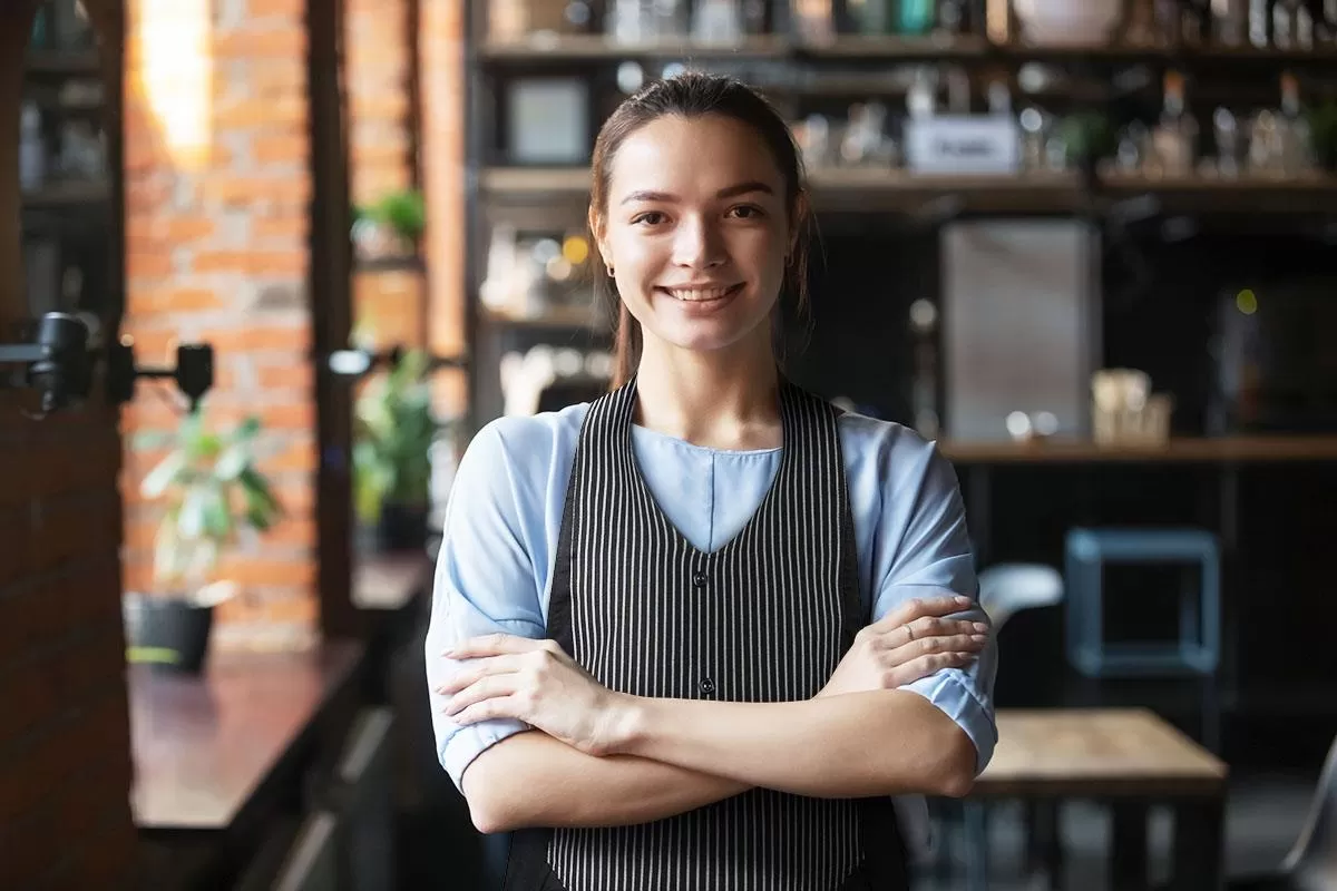 Επαγγελματική ποδιά Specialist 100×75 Μαύρο,Λευκό Beauty Home