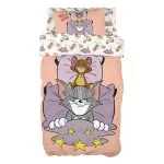 Σετ παπλωματοθήκη μονή Art 6194 Tom and Jerry 165×250 Εμπριμέ Beauty Home