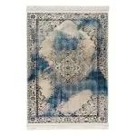 Χαλί Aerial Art 9041 160×230 Μπεζ,Μπλε Beauty Home