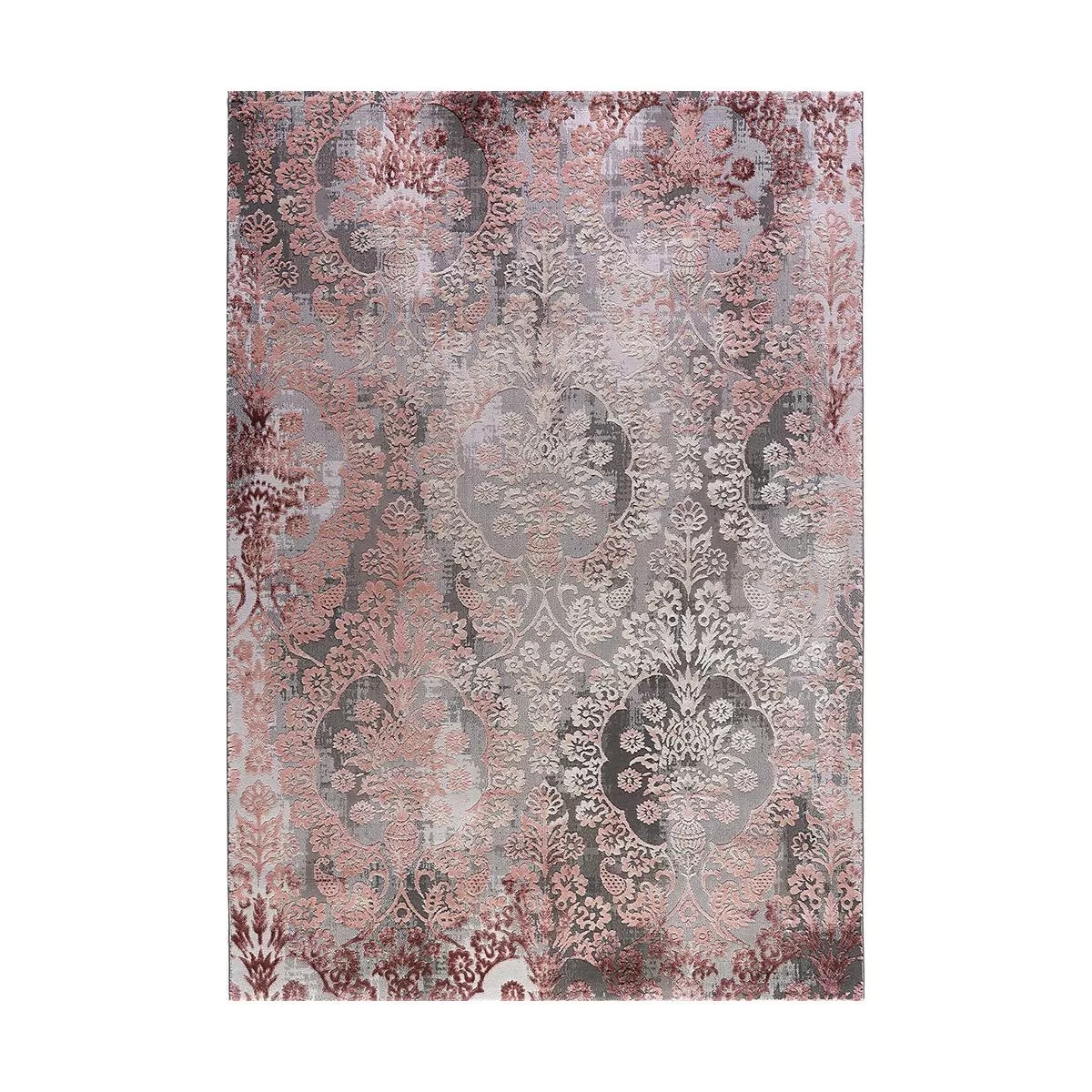 Χαλί Stylish Art 9428 160×230 Γκρι,Ροζ Beauty Home