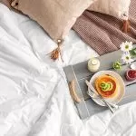 Σεντόνι Ξενοδοχείου υπέρδιπλο Cotton Comfort 300tc Satin 100% Cotton Λευκό 250×290 cm