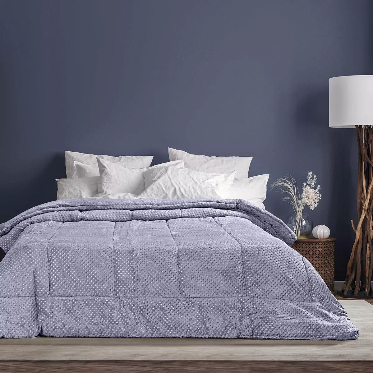 Κουβερτοπάπλωμα υπέρδιπλο Art 11540 220×240 Λιλά Beauty Home