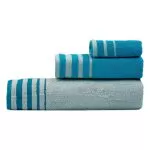 Σετ πετσέτες Art 3310 Σετ 3τμχ Γκρι,Τυρκουάζ Beauty Home