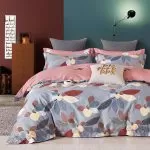 Σετ σεντόνια υπέρδιπλα με λάστιχο Art 12201 Nelson 170×200+30 Εμπριμέ Beauty Home