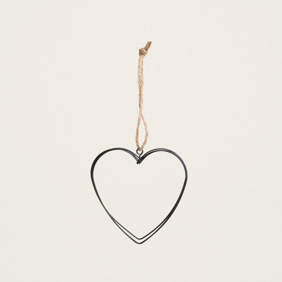 ΜΕΤΑΛΛΙΚΗ ΚΑΡΔΙΑ ΜΑΥΡΗ 9 x 10 CM