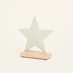 ΜΕΤΑΛΛΙΚΟ ΑΣΤΕΡΙ ΜΕ ΒΑΣΗ 15 x 16 CM ΒΕΡΑΜΑΝ