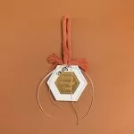 ΚΡΕΜΑΣΤΟ ΠΟΛΥΓΩΝΟ ΚΕΡΑΜΙΚΟ ΜΕ PLEXI ΑΓΑΠΗ ΕΥΤΥΧΙΑ ΥΓΕΙΑ ΤΕΡΑΚΟΤΑ