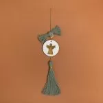 ΚΡΕΜΑΣΤΟ ΣΤΡΟΓΓΥΛΟ ΚΕΡΑΜΙΚΟ ME PLEXI ΑΓΓΕΛΟΣ ΧΡΥΣΟ ΠΡΑΣΙΝΟ ΕΥΚΑΛΥΠΤΟΥ