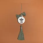 ΚΡΕΜΑΣΤΟ ΣΤΡΟΓΓΥΛΟ ΚΕΡΑΜΙΚΟ ME PLEXI ΑΓΓΕΛΟΣ ΑΣΗΜΙ ΠΡΑΣΙΝΟ ΕΥΚΑΛΥΠΤΟΥ