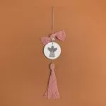 ΚΡΕΜΑΣΤΟ ΣΤΡΟΓΓΥΛΟ ΚΕΡΑΜΙΚΟ ME PLEXI ΑΓΓΕΛΟΣ ΑΣΗΜΙ ΣΑΠΙΟ ΜΗΛΟ