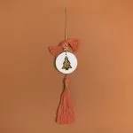 ΚΡΕΜΑΣΤΟ ΣΤΡΟΓΓΥΛΟ ΚΕΡΑΜΙΚΟ ME PLEXI ΔΕΝΤΡΟ ΧΡΥΣΟ ΤΕΡΑΚΟΤΑ