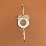 ΚΡΕΜΑΣΤΟ ΣΤΡΟΓΓΥΛΟ ΚΕΡΑΜΙΚΟ ME PLEXI ΑΓΑΠΗ ΕΥΤΥΧΙΑ ΥΓΕΙΑ ΜΠΕΖ