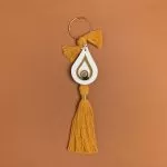 ΚΡΕΜΑΣΤΟ ΚΕΡΑΜΙΚΟ ΔΑΚΡΥ ΜΕ PLEXI GLASS MATI ΧΡΥΣΟ ΚΡΟΚΙ