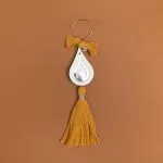 ΚΡΕΜΑΣΤΟ ΚΕΡΑΜΙΚΟ ΔΑΚΡΥ ΜΕ PLEXI GLASS MATI ΑΣΗΜΙ ΚΡΟΚΙ