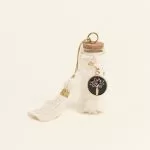 ΕΠΙΤΡΑΠΕΖΙΟ ΓΥΑΛΙΝΟ ΜΠΟΥΚΑΛΑΚΙ ΜΕ ΚΡΕΜΑΣΤΟ ΔΕΝΤΡΟ ΜΑΥΡΟ