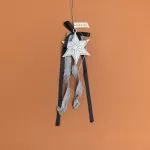 ΚΡΕΜΑΣΤΟ ΜΕΤΑΛΛΙΚΟ ΑΣΤΕΡΙ ΛΕΥΚΟ