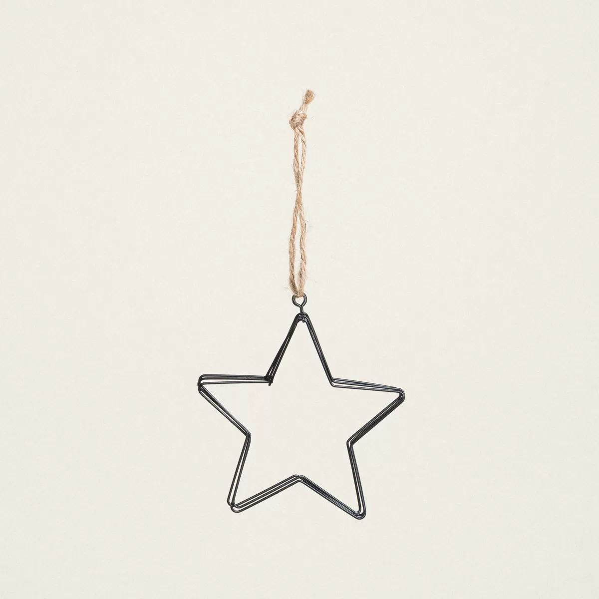 ΜΕΤΑΛΛΙΚΟ ΑΣΤΕΡΙ ΜΑΥΡΟ 11 x 10 CM