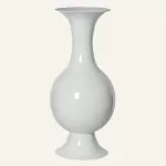 Μεταλλικό Βάζο Λευκό 25 x 56 cm