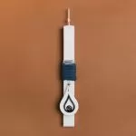 ΛΑΜΠΑΔΑ 33cm ΚΕΡΑΜΙΚΟ ΔΑΚΡΥ ΑΣΗΜΙ ΣΕ ΣΥΣΚΕΥΑΣΙΑ ΔΩΡΟΥ