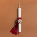 ΛΑΜΠΑΔΑ 33cm ΚΟΚΚΙΝΗ ΦΟΥΝΤΑ ΚΑΙ ΤΕΤΡΑΦΥΛΛΟ ΣΜΑΛΤΟ ΣΕ ΣΥΣΚΕΥΑΣΙΑ ΔΩΡΟΥ