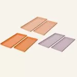 Μεταλλικοί Δίσκοι ΣΕΤ 2 ΤΜΧ 28 x 14 cm , 24 x 12 cm