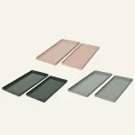 Μεταλλικοί Δίσκοι ΣΕΤ 2 ΤΜΧ 28 x 14 cm , 24 x 12 cm