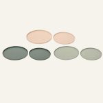 Μεταλλικοί Στρογγυλοί Δίσκοι ΣΕΤ 2 ΤΜΧ, 30cm, 25cm