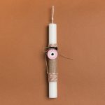 ΛΑΜΠΑΔΑ 25cm ΞΥΛΙΝΟ ΜΑΤΙ ΡΟΖ ΣΕ ΣΥΣΚΕΥΑΣΙΑ ΔΩΡΟΥ