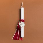 ΛΑΜΠΑΔΑ 33cm ΚΟΚΚΙΝΗ ΦΟΥΝΤΑ ΚΑΙ ΔΕΝΤΡΟ ΖΩΗΣ ΛΕΥΚΟ ΣΕ ΣΥΣΚΕΥΑΣΙΑ ΔΩΡΟΥ