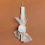 ΛΑΜΠΑΔΑ 33cm ΤΡΙΝΤΑΦΥΛΛΟ ΜΕ ΦΤΕΡΑ ΛΕΥΚΟ ΣΕ ΣΥΣΚΕΥΑΣΙΑ ΔΩΡΟΥ