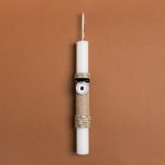 ΛΑΜΠΑΔΑ 25cm ΞΥΛΙΝΟ ΜΑΤΙ ΓΚΡΙ ΣΕ ΣΥΣΚΕΥΑΣΙΑ ΔΩΡΟΥ