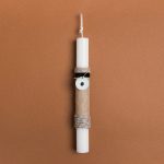 ΛΑΜΠΑΔΑ 25cm ΞΥΛΙΝΟ ΜΑΤΙ ΣΙΕΛ ΣΕ ΣΥΣΚΕΥΑΣΙΑ ΔΩΡΟΥ