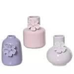 Βαζάκι πορσελάνης με Λουλούδι 8 x 12 cm