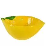 Πήλινο Μπώλ σε Σχήμα Λεμόνι 16 x 12 x 6 cm